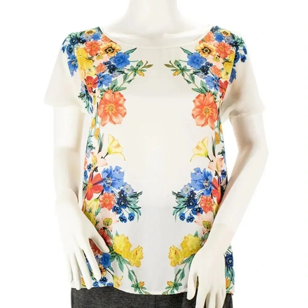 Forever 21 Floral Short Sleeve Top